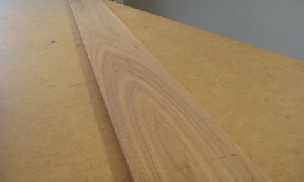 Tröskellist av massiv ek